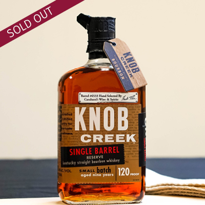 Knob Creek Bourbon Sold Out Caraluzzi's Knob Creek Single Barrel Reserve