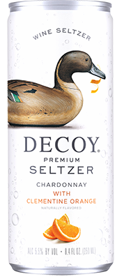 Decoy Seltzer Chardonnay with Clementine Orange
