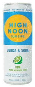 High Noon Lime Vodka & Soda