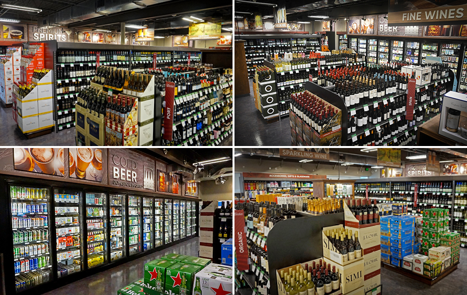 Wilton Store Collage for Web Banner Caraluzzi's Wine and Spirits Wilton
